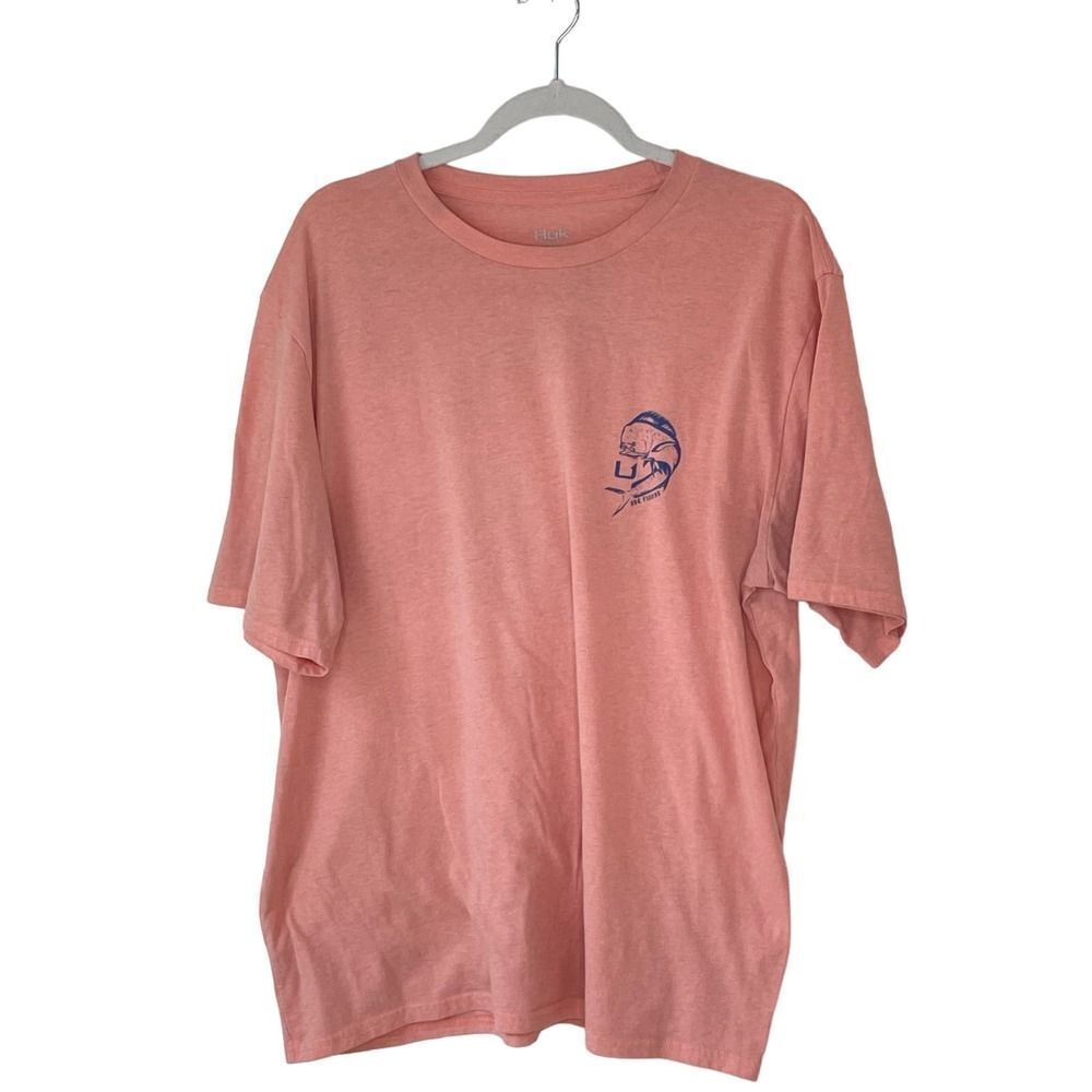 Mens Huck Performance Fishing Tshirt XL #OO